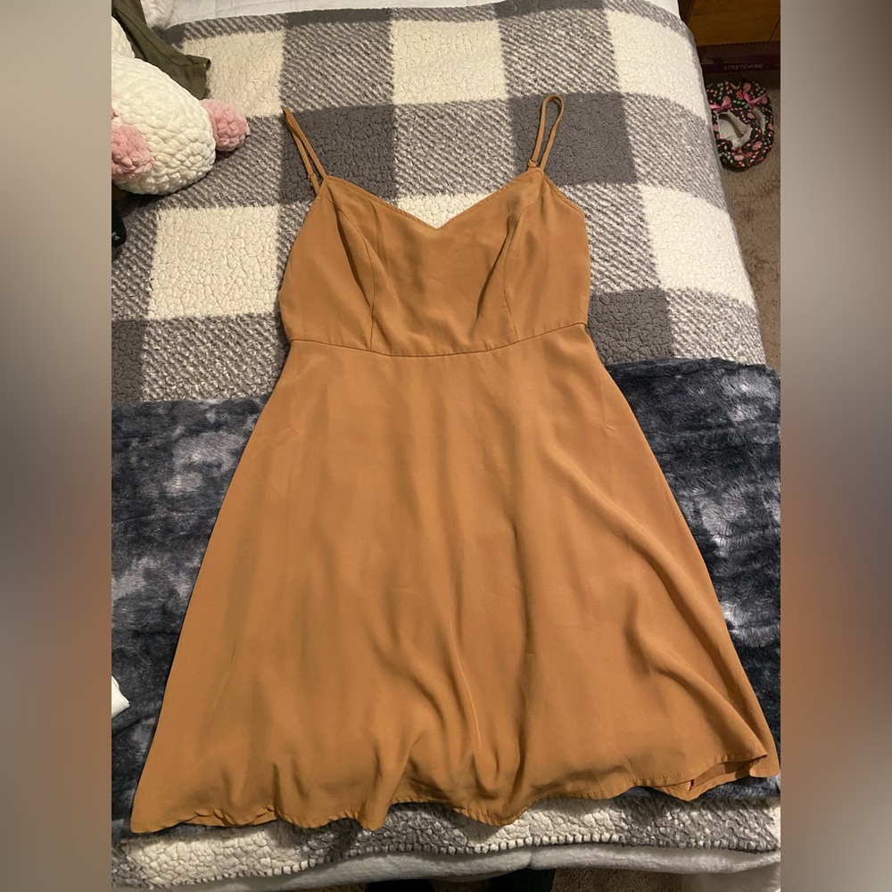 Golden Yellow Skater Dress
